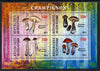 Ivory Coast 2013 Fungi #1 perf sheetlet containing 4 values unmounted mint