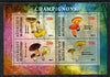 Ivory Coast 2013 Fungi #2 perf sheetlet containing 4 values unmounted mint