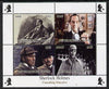 Congo 2013 Sherlock Holmes #4 perf sheetlet containing 4 vals unmounted mint. Note this item is privately produced and is offered purely on its thematic appeal