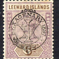 Leeward Islands 1897 QV Diamond Jubilee 6d mounted mint SG 13