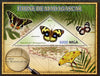 Madagascar 2013 Fauna - Yellow Pansy Butterfly perf sheetlet containing one triangular value unmounted mint