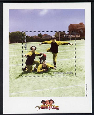 Mongolia 1998 The Three Stooges (Comedy series) perf m/sheet #6 containing 1 value (Playing Football) unmounted mint, SG MS 2697f