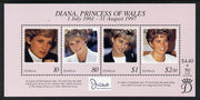 Tonga 1997 Princess Diana Commemoration perf m/sheet unmounted mint SG MS 1421