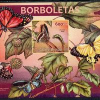 Guinea - Bissau 2013 Butterflies #01 imperf m/sheet unmounted mint. Note this item is privately produced and is offered purely on its thematic appeal