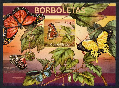 Guinea - Bissau 2013 Butterflies #03 imperf m/sheet unmounted mint. Note this item is privately produced and is offered purely on its thematic appeal