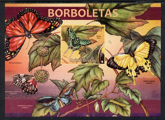 Guinea - Bissau 2013 Butterflies #04 imperf m/sheet unmounted mint. Note this item is privately produced and is offered purely on its thematic appeal