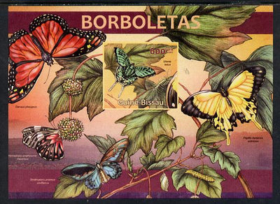 Guinea - Bissau 2013 Butterflies #04 imperf m/sheet unmounted mint. Note this item is privately produced and is offered purely on its thematic appeal