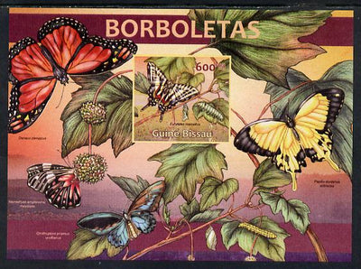 Guinea - Bissau 2013 Butterflies #05 imperf m/sheet unmounted mint. Note this item is privately produced and is offered purely on its thematic appeal