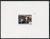 Malagasy Republic 1974 Dogs 100f imperf deluxe sheet in issued colours on thin card, as SG 290
