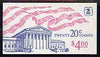 United States 1983 Flag over Supreme Court $4 booklet containing 2 x panes SG 1924b (SB 116)