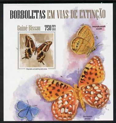 Guinea - Bissau 2013 Butterflies #07 imperf m/sheet unmounted mint. Note this item is privately produced and is offered purely on its thematic appeal