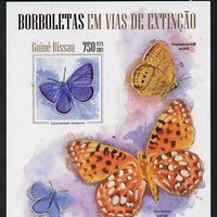 Guinea - Bissau 2013 Butterflies #08 imperf m/sheet unmounted mint. Note this item is privately produced and is offered purely on its thematic appeal