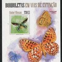 Guinea - Bissau 2013 Butterflies #09 imperf m/sheet unmounted mint. Note this item is privately produced and is offered purely on its thematic appeal