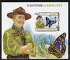 Burundi 2013 Scouting & Butterflies #1 imperf m/sheet unmounted mint