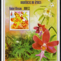 Guinea - Bissau 2013 Orchids of Africa #3 imperf m/sheet unmounted mint. Note this item is privately produced and is offered purely on its thematic appeal