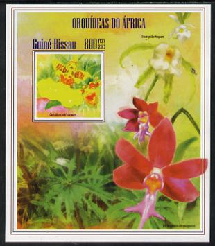 Guinea - Bissau 2013 Orchids of Africa #4 imperf m/sheet unmounted mint. Note this item is privately produced and is offered purely on its thematic appeal