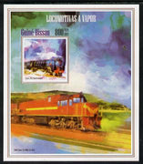 Guinea - Bissau 2013 Steam Locomotives #3 imperf m/sheet unmounted mint. Note this item is privately produced and is offered purely on its thematic appeal