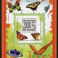 Guinea - Conakry 2013 Butterflies #5 imperf souvenir sheet unmounted mint. Note this item is privately produced and is offered purely on its thematic appeal