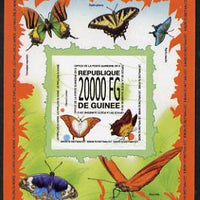 Guinea - Conakry 2013 Butterflies #6 imperf souvenir sheet unmounted mint. Note this item is privately produced and is offered purely on its thematic appeal