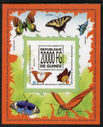 Guinea - Conakry 2013 Butterflies #6 imperf souvenir sheet unmounted mint. Note this item is privately produced and is offered purely on its thematic appeal