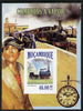 Mozambique 2013 Steam Trains #05 imperf s/sheet unmounted mint. Note this item is privately produced and is offered purely on its thematic appeal