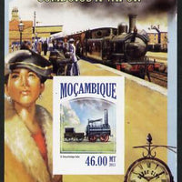 Mozambique 2013 Steam Trains #05 imperf s/sheet unmounted mint. Note this item is privately produced and is offered purely on its thematic appeal