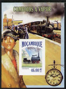 Mozambique 2013 Steam Trains #05 imperf s/sheet unmounted mint. Note this item is privately produced and is offered purely on its thematic appeal