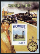 Mozambique 2013 Steam Trains #07 imperf s/sheet unmounted mint. Note this item is privately produced and is offered purely on its thematic appeal