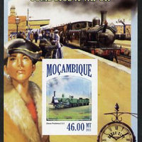 Mozambique 2013 Steam Trains #08 imperf s/sheet unmounted mint. Note this item is privately produced and is offered purely on its thematic appeal