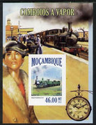 Mozambique 2013 Steam Trains #08 imperf s/sheet unmounted mint. Note this item is privately produced and is offered purely on its thematic appeal