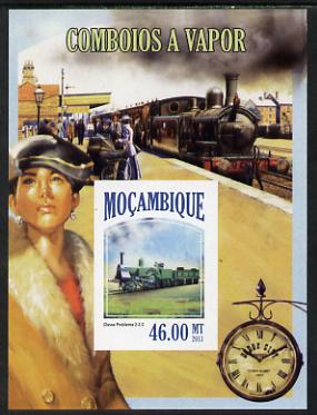 Mozambique 2013 Steam Trains #08 imperf s/sheet unmounted mint. Note this item is privately produced and is offered purely on its thematic appeal