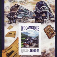 Mozambique 2013 Steam Trains #09 - Bluebell Railway imperf deluxe sheet unmounted mint. Note this item is privately produced and is offered purely on its thematic appeal