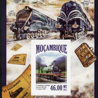 Mozambique 2013 Steam Trains #10 - South-East & Chatham Railway imperf deluxe sheet unmounted mint. Note this item is privately produced and is offered purely on its thematic appeal