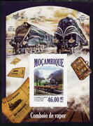 Mozambique 2013 Steam Trains #10 - South-East & Chatham Railway imperf deluxe sheet unmounted mint. Note this item is privately produced and is offered purely on its thematic appeal