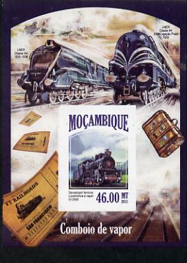 Mozambique 2013 Steam Trains #12 - Sevastopol El-2500 imperf deluxe sheet unmounted mint. Note this item is privately produced and is offered purely on its thematic appeal