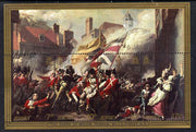 Jersey 1981 Bicent of Battle of Jersey - details of paintings by J S Copley perf m/sheet cto used, SG MS248