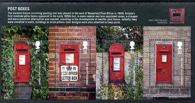 Great Britain 2009 Post Boxes perf m/sheet unmounted mint MS 2954