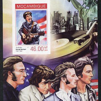 Mozambique 2014 50th Anniversary of Beatles Trip to USA #2 imperf s/sheet unmounted mint. Note this item is privately produced and is offered purely on its thematic appeal