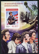 Mozambique 2014 50th Anniversary of Beatles Trip to USA #2 imperf s/sheet unmounted mint. Note this item is privately produced and is offered purely on its thematic appeal