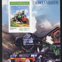 Mozambique 2014 80th Anniversary of Flying Scotsman #1 imperf s/sheet #1 unmounted mint. Note this item is privately produced and is offered purely on its thematic appeal