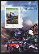 Mozambique 2014 80th Anniversary of Flying Scotsman #2 imperf s/sheet #1 unmounted mint. Note this item is privately produced and is offered purely on its thematic appeal