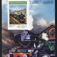 Mozambique 2014 80th Anniversary of Flying Scotsman #4 imperf s/sheet #1 unmounted mint. Note this item is privately produced and is offered purely on its thematic appeal
