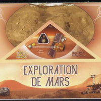 Madagascar 2014 Exploration of Mars imperf souvenir sheet containing triangular shaped value unmounted mint