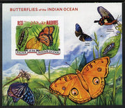 Maldive Islands 2014 Butterflies of the Indian Ocean #4 imperf s/sheet unmounted mint. Note this item is privately produced and is offered purely on its thematic appeal