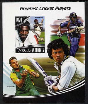 Maldive Islands 2014 Greatest Cricket Players - Viv Richards imperf s/sheet unmounted mint. Note this item is privately produced and is offered purely on its thematic appeal