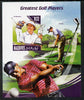 Maldive Islands 2014 Greatest Golf Players - Phil Mickelson imperf s/sheet unmounted mint. Note this item is privately produced and is offered purely on its thematic appeal