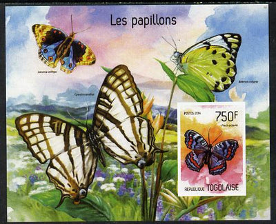 Togo 2014 Butterflies imperf s/sheet C - unmounted mint. Note this item is privately produced and is offered purely on its thematic appeal