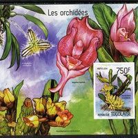 Togo 2014 Orchids imperf s/sheet D - unmounted mint. Note this item is privately produced and is offered purely on its thematic appeal