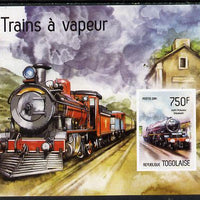 Togo 2014 Steam Locomotives imperf s/sheet B - unmounted mint. Note this item is privately produced and is offered purely on its thematic appeal
