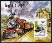 Togo 2014 Steam Locomotives imperf s/sheet C - unmounted mint. Note this item is privately produced and is offered purely on its thematic appeal